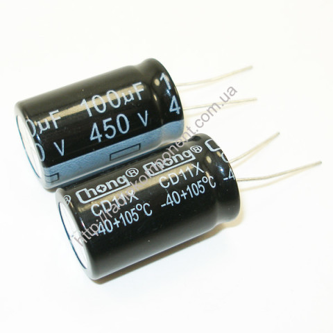 Capacitor 100mF 450V 18x30mm