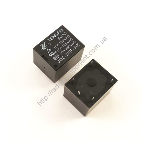 Relay JQC-3FF- 5VDC-1C-10A