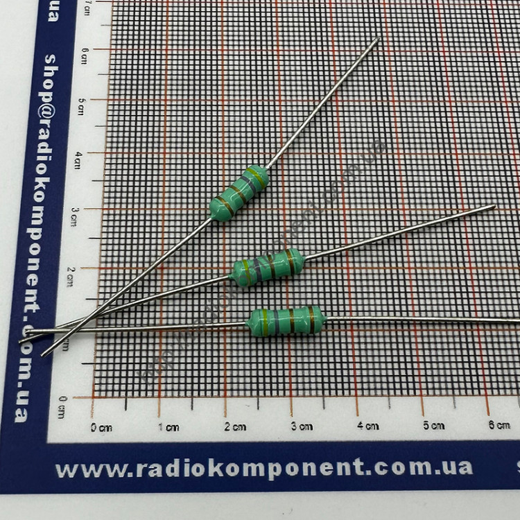 Резистор (+/-5%) 2Вт 4,7 Ом Ø4,3x11mm mini size