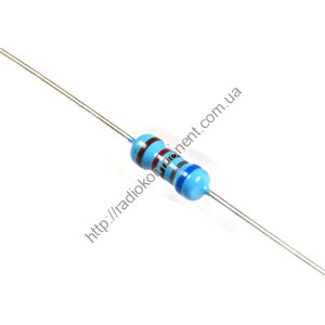 Резистор MF-25T-0,25Вт 6,8 кОм (+/-1%) Ø2,3x6mm