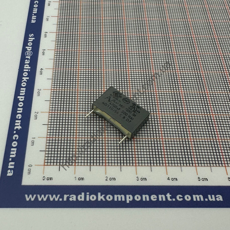 Конденсатор R413I14700000M 300 В, 4700 пФ ±20%,Y2/X1, P=15 мм, ROHS