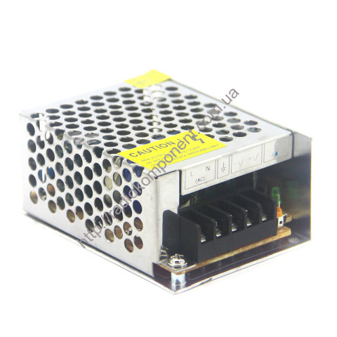 Блок живлення 24V 48W 2A в металевому IP20 корпусі