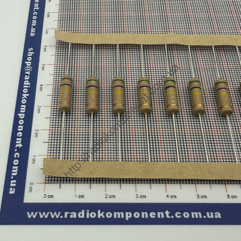 Резистор (+/-5%) 2Вт 560 кОм Ø5x15mm (CFR2W560КJ)