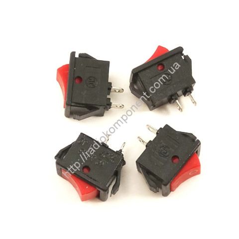 Key switch KC6A88 2Pin 2A 250V red