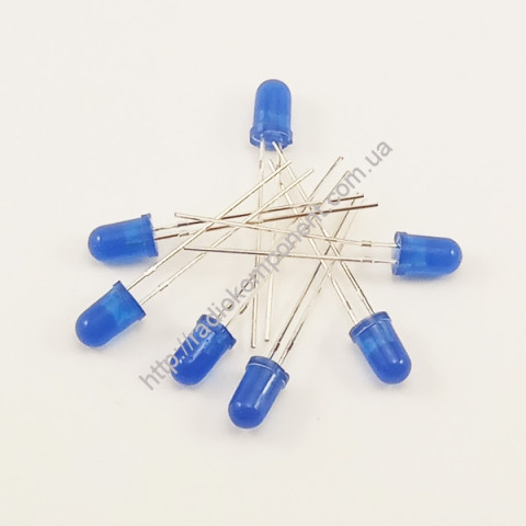 LED 5mm blue diffuse