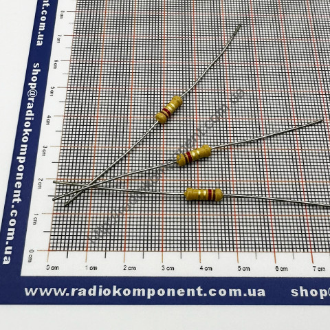 Resistor (+/-5%) 1W 1.2 Ohm Ø3.5x10mm mini size