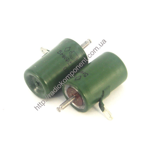 Конденсатор ЭТО-3 5mF 150V 12x27mm