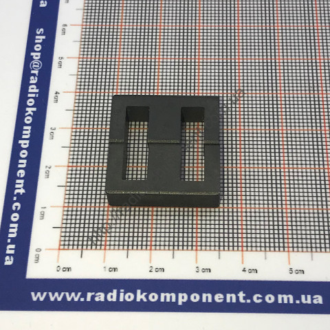 М2000НМ, Ш7х7  (=E25/13/7)(комплект), Сердечник ферритовый Ш-образный