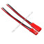 Connector JST RCY 2pin DC mini red (wire kit)