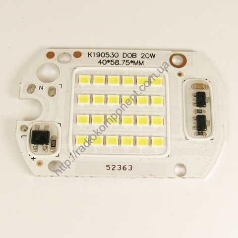 Module 20W, 6000K (IC driver) 220V