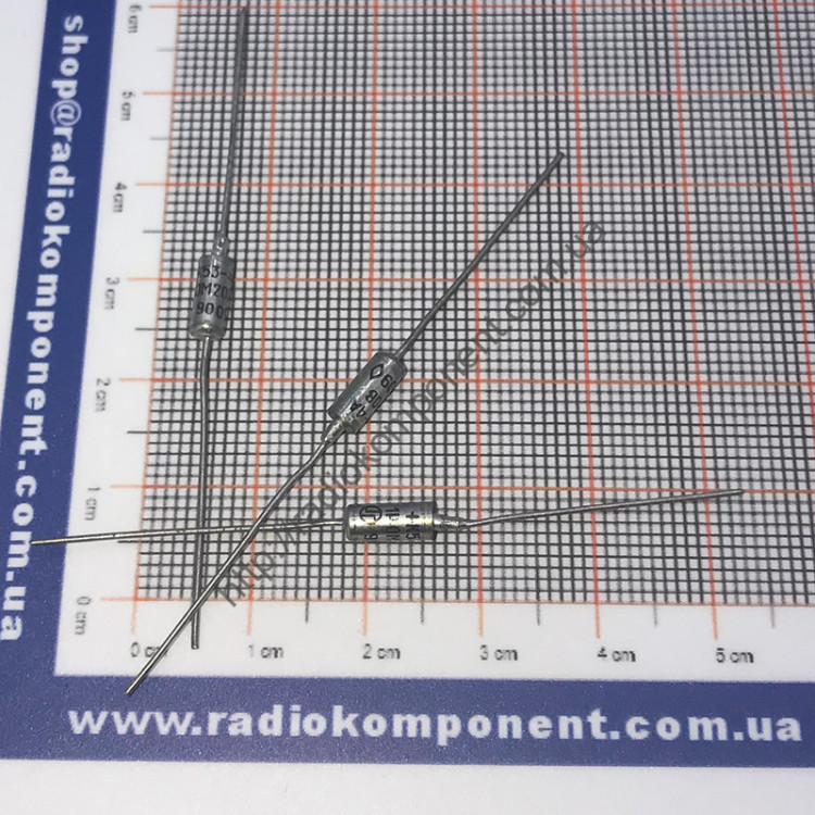 Capacitor K53-4A 1 microfarad 30v 20%, niobium