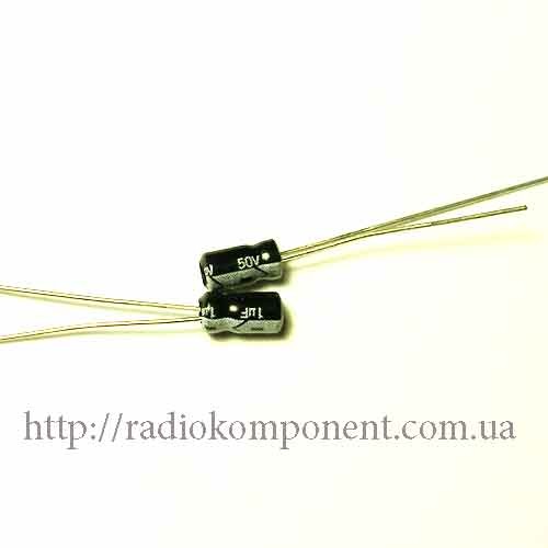 Конденсатор 1mF 50V 3x5mm
