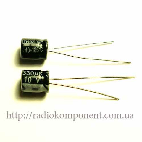 Конденсатор 330mF 10V 6x7mm