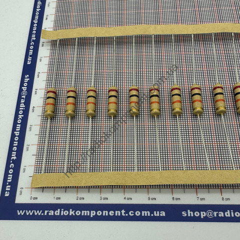 Резистор (+/-5%) 2Вт 20 кОм Ø5x15mm (CFR2W20КJ)