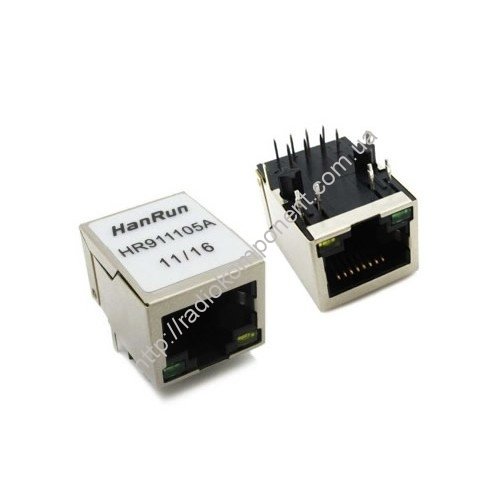 HR911105A - Ethernet роз&#39;єм з індикацією та трансформатором