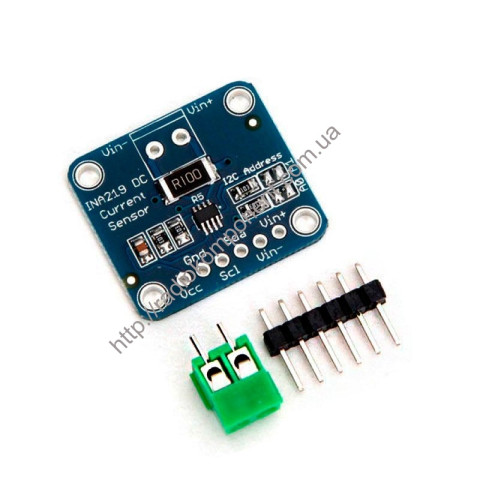 INA219 module for current, voltage and power measurements