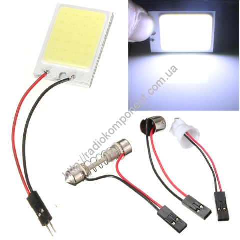 Модуль світлодіодний 24 SMD COB 12в 1,2Вт