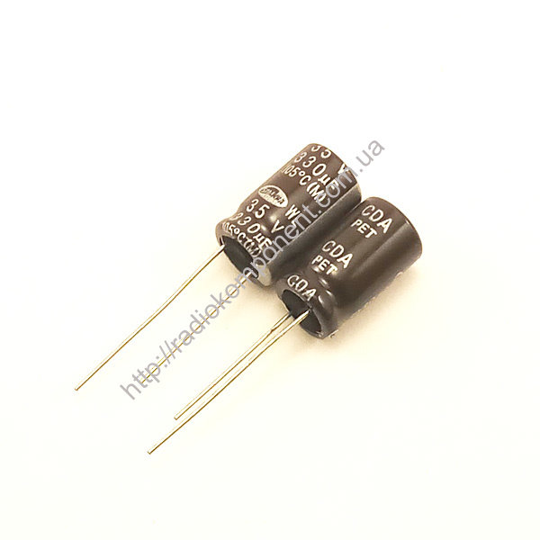Конденсатор 330mF 35V 10x16mm LOW ESR