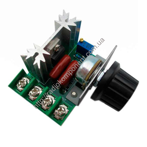 Power regulator AC 220V 2kW with heatsink