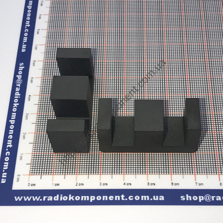 М2500НМ, Ш12х15 (=E42/21/15) зазор 2х1,5 (комплект), Сердечник феритовий Ш-подібний