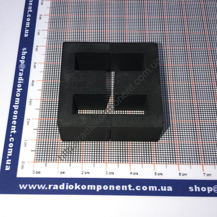 М2500НМ, Ш12х15 (=E42/21/15) зазор 2х1,5 (комплект), Сердечник феритовий Ш-подібний