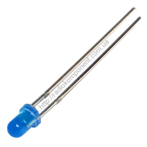 LED 3mm blue matte