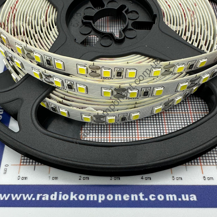 600W3528-12 (7000K-8000K) белая светодиодная лента smd3528, 1 метр