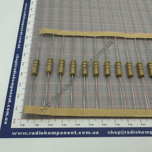 Резистор (+/-5%) 2Вт 5,1 кОм Ø5x15mm (CFR2W5К1J)