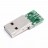 USB-AM PCB штекер на плате