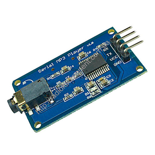 YX5300 MP3 UART player module for ARDUINO