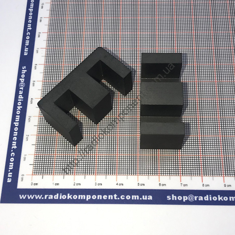 М2500НМС2, Ш12х20 (=E42/21/20) clearance 1.0 (set), Ш-shaped ferrite core