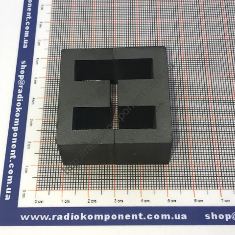 М2500НМС2, Ш12х20 (=E42/21/20) clearance 2х1.0 (set), Ш-shaped ferrite core