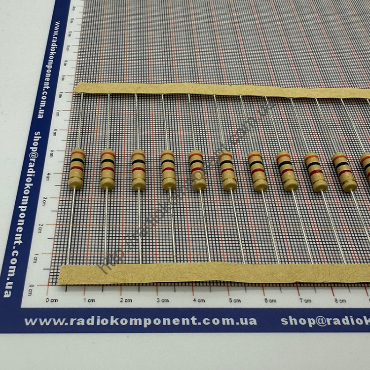 Resistor (+/-5%) 2W 3,0 kOhm Ø5x15mm (CFR2W3K0J)